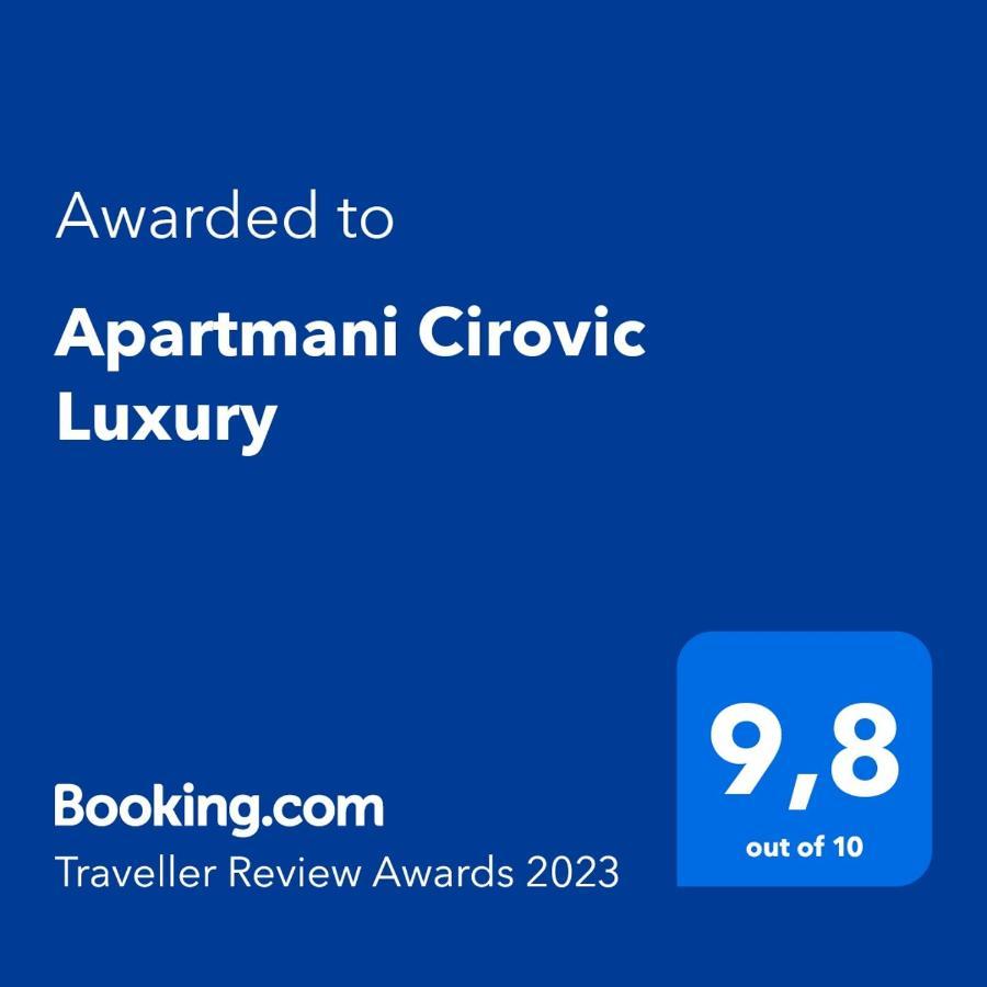 Apartmani Cirovic Luxury Herceg Novi Exterior foto